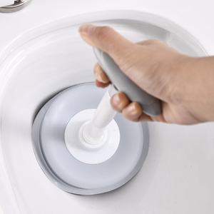FF5134 salle de bain <span class=keywords><strong>cuisine</strong></span> bouché évier vidange plongeur haute pression poussée plongeant longue poignée en caoutchouc tasse toilette plongeur - Product Image 2