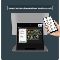 Sistema POS Táctil de Doble Pantalla de 10.1 y 15.6 Pulgadas, NFC, Código QR 2D, Impresora Térmica de 58/80 mm, Terminal Android, Caja Registradora, Wi-Fi 6, 1 Año de Garantía