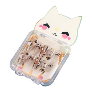 Transparent Nail Art Storage Box Rectangle 1-3L Dustproof Design Jewelry Display Case Cute Decorative Storage Boxes - Product Image 5