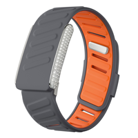 Correa de Silicona Impermeable de Dos Tonos con Diamantes de Lujo para Whoop 5.0, Venta al Por Mayor