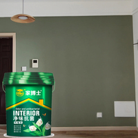 Peinture murale intérieure à l'émulsion acrylique Doctor Home - Application au pinceau et au rouleau - Finition satinée pour revêtement liquide