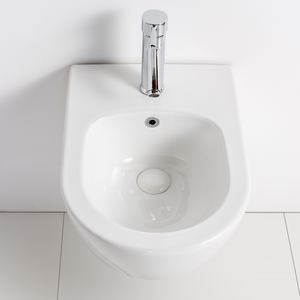 Toilettes murales suspendues en céramique modernes avec bidet pour femmes, toilettes bidet populaires - Product Image 2