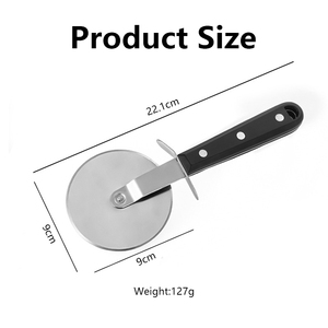 Cortador de Pizza de Acero Inoxidable de Alta Calidad con Mango de Triple <span class=keywords><strong>Remache</strong></span> para Cocina, Herramienta para Cortar Pizza y Masa - Product Image 5