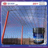 Revêtement ignifuge intumescent pour structures en acier, peinture ignifuge intérieure, fournisseur en gros d'usine, service OEM personnalisé