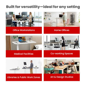 โต๊ะปรับระดับความสูงได้เกรดผู้บริหารพร้อมมอเตอร์คู่และโครงสร้างทนทาน2ขั้น - Product Image 6