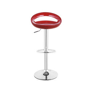 <span class=keywords><strong>Lot</strong></span> <span class=keywords><strong>de</strong></span> <span class=keywords><strong>4</strong></span> tabourets <span class=keywords><strong>de</strong></span> <span class=keywords><strong>bar</strong></span> pivotants à base chromée en plastique ABS à hauteur réglable hydraulique bon marché - Product Image 5