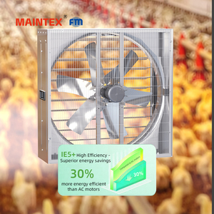 Ventilateur d'extraction à haut débit d'air IP66, 1100W, EC, 430 tr/min, 40700m³/h, pour hangar d'élevage et serre agricole - Product Image 4