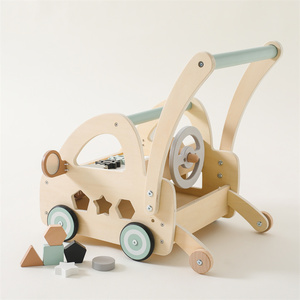 Offre Spéciale – Centre d'activités multifonctionnel en bois certifié CE CPC pour enfants – Trotteur d'apprentissage unisexe pour bébés - Product Image 1