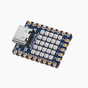 Module LED RGB matriciel 5x5 RP2040 pour Raspberry Pi Pico, montage sur carte PCB, carte éducative pour créateurs - Product Image 1