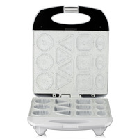 Machine à gaufres bulles électrique domestique pour gâteaux, biscuits, noix et autres friandises, avec différentes formes