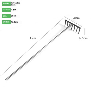 Công Nghiệp Cấp Mangan Thép Một Mảnh Làm cỏ <span class=keywords><strong>Rake</strong></span> Nông Nghiệp Chín Răng <span class=keywords><strong>Rake</strong></span> Bán Buôn Nông Nghiệp Công Cụ - Product Image 6