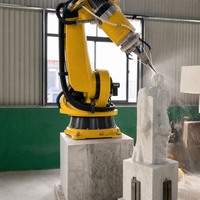 Anyth 7 axes bras robotique CNC routeur corps gravure Machine Robot pierre sculpture pour marbre 3D Sculpture machines