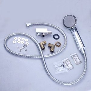 Water Droplet Sanitary Ware Wall Mounted Shower System Brushed Silver Rainfall Shower Head With Led <b>Light</b> For Bathroom Hotel Use - Product Image 4