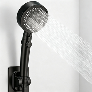 Pommeau de <span class=keywords><strong>Douche</strong></span> Haute Pression 5 Modes Design Moderne <span class=keywords><strong>D</strong></span>étachable avec Perles Filtrantes Adoucissantes Anti-colmatage <span class=keywords><strong>Jet</strong></span> Pluie - Product Image 2