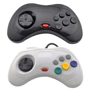 Portable Classic Game Controller for PC Sega Games Console Joypad Wired Gamepads for Sega Saturn System PC Mac USB Joystick