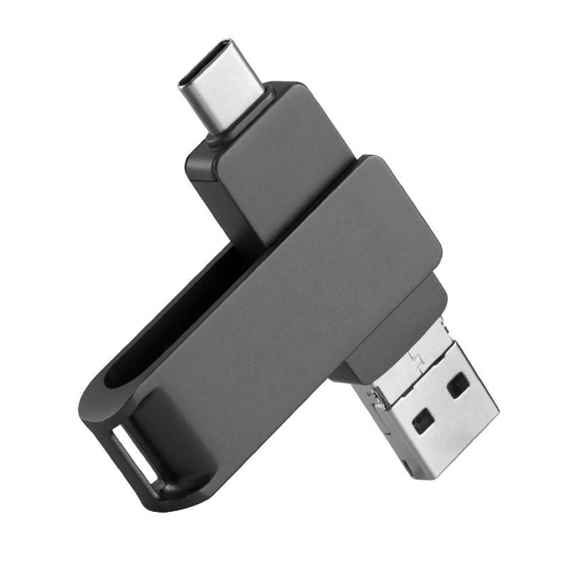 Unidade Flash USB Tipo C De 512GB Samsung 3IN1 Pendrive OTG Mini Stick