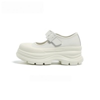 Chaussures Mary Jane à plateforme épaisse pour femmes, personnalisées, avec sangle auto-agrippante, semelle à crampons épais, bout rond, décontractées, sandales à plateforme pour femmes OEM