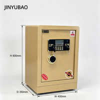 Caja Fuerte Digital Electrónica JYB Khazna de 60 cm, Acero Resistente, Teclado Numérico, Doble Llave, Gabinete de Seguridad para Hogar y Oficina