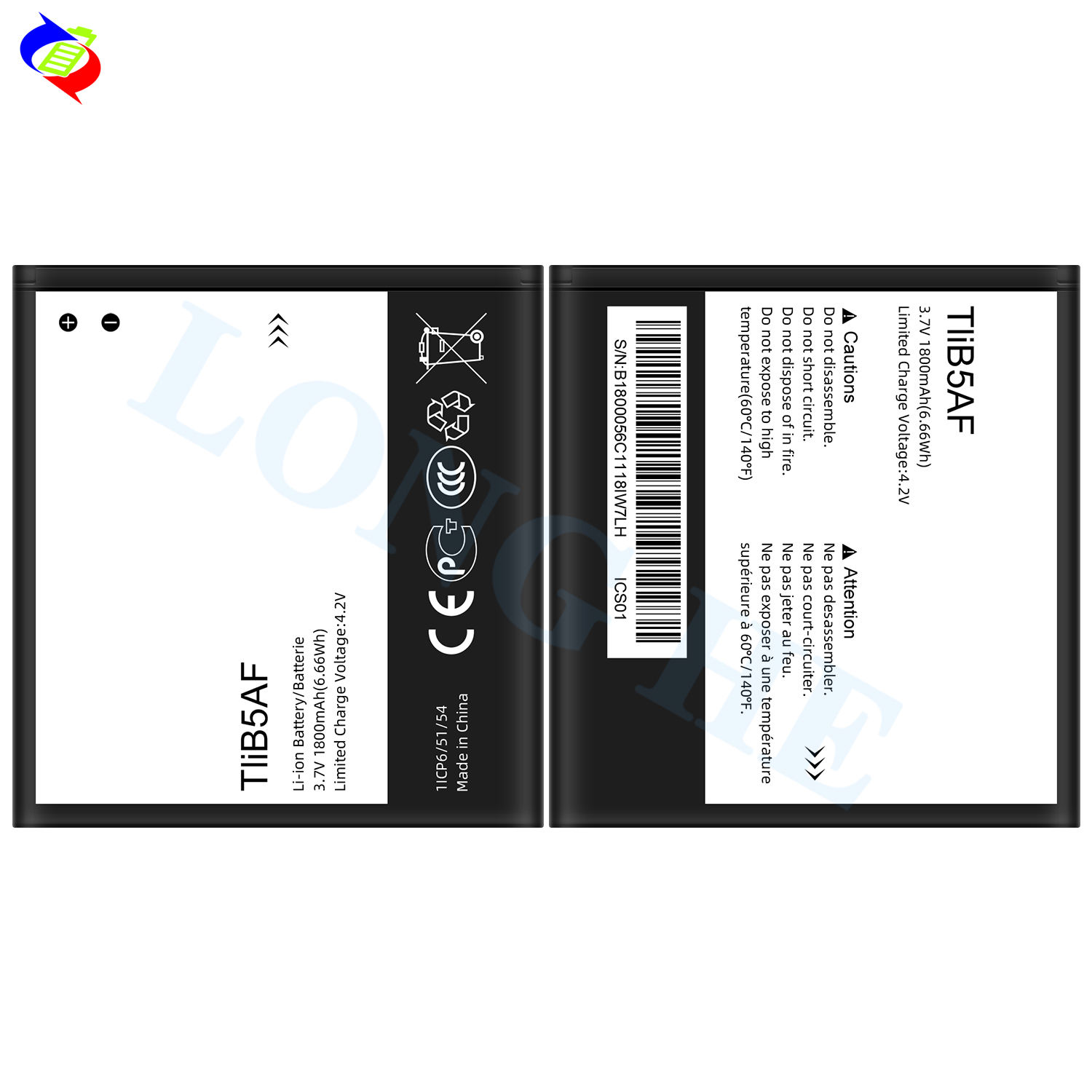 Batteria Alcatel TLIB5AF Batteria Originale Alcatel TLIB5AF 1800mAh - Ricambio Per X'POP, Modem MW40, LinkZone E Altri Dispositivi Batteria Per Alcatel X Pop E Modem - Foto 6