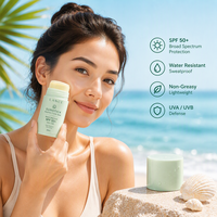 Stick solaire léger Lance, résistant à l'eau, SPF 50+, large spectre UVA UVB, non gras, résistant à la transpiration, pour les voyages