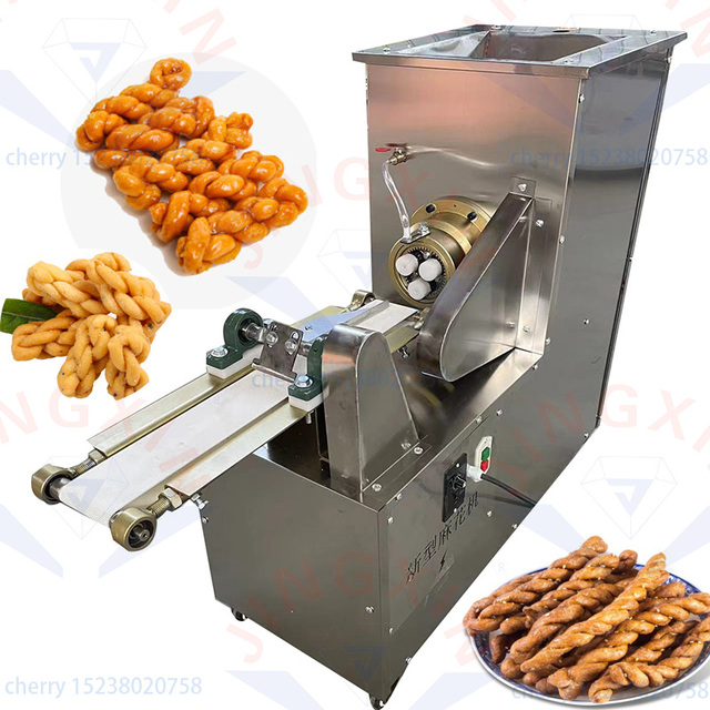Automatic Snack Dough Twist Extruder Machine Small Twisted Dough Food Machine
