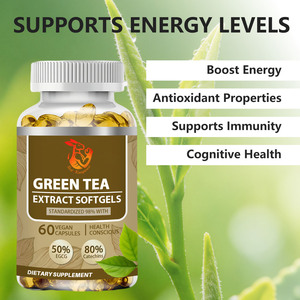 Cápsulas Blandas de Extracto de Té Verde que Promueven la Función Metabólica, Fomentan la Claridad Mental, Apoyan la Relajación y la Calma, y Aumentan los Antioxidantes - Product Image 4