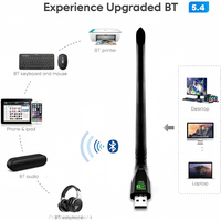 Adaptador WiFi 6 Inalámbrico AX900 para PC de Escritorio y Portátil, BT5.4 2.4G 5GHz, Dongle USB WiFi Portátil, Sin Controlador, para Win 10/11