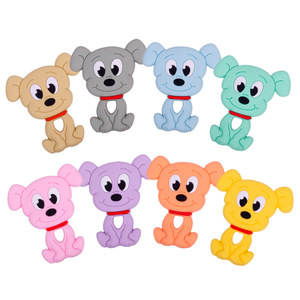 Silicone Teething Toys Bear Shape Multi Color For Babies 0 24 Months Unisex Infant Teethers - Product Image 1