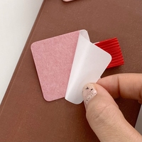 Porte-stylo porte-crayon auto-adhésif en cuir PU boucle élastique conçu pour les cahiers journaux planificateurs calendriers