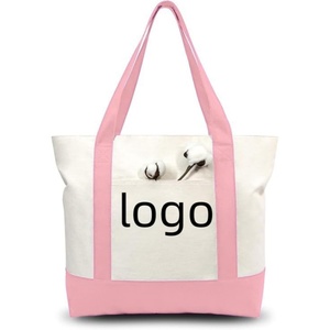 Sac fourre-tout en toile miniature personnalisé avec logo brodé, réutilisable, avec poche pour un usage quotidien, sac fourre-tout miniature tendance - Product Image 3
