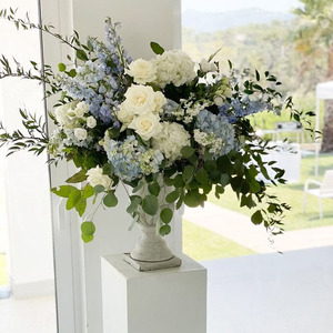 HK-FB048 Bola de Flores Artificiales de Seda para Boda, Centro de Mesa, Decoración de Fondo para Eventos, Arreglo Floral para Mesa - Product Image 4