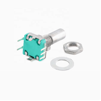 Commutateur d'encodeur rotatif à poignée semi-lunaire Potentiomètre numérique EC11 avec interrupteur à 5 broches Longueur de la poignée 20mm Catégorie de produit ICs