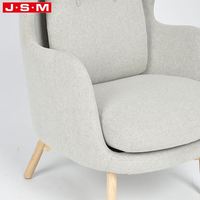 Salon moderne de luxe chambre à coucher maison loisirs fauteuil de loisirs en tissu velours chaise de loisirs