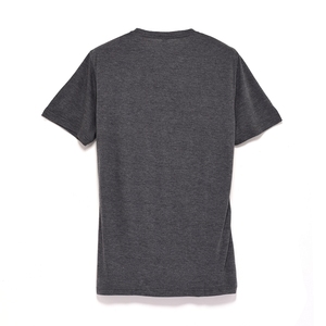 Charcoal <strong>Grey</strong> Tshirt Blank <strong>Dark</strong> Gray t <strong>Shirts</strong> for <strong>Men</strong> Short Sleeve Custom Design Print Viscose Polyester - Product Image 2