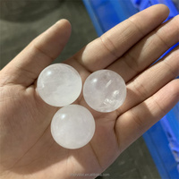 Vente en gros de sphères de cristal d'obsidienne noire naturelle de 30 mm pour cadeau
