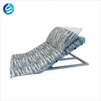 Chaise d'hôpital électrique pliable EU-HC505 en cuir PU, acier thermolaqué, pour patients âgés, avec soutien du cou, de la tête et des lombaires