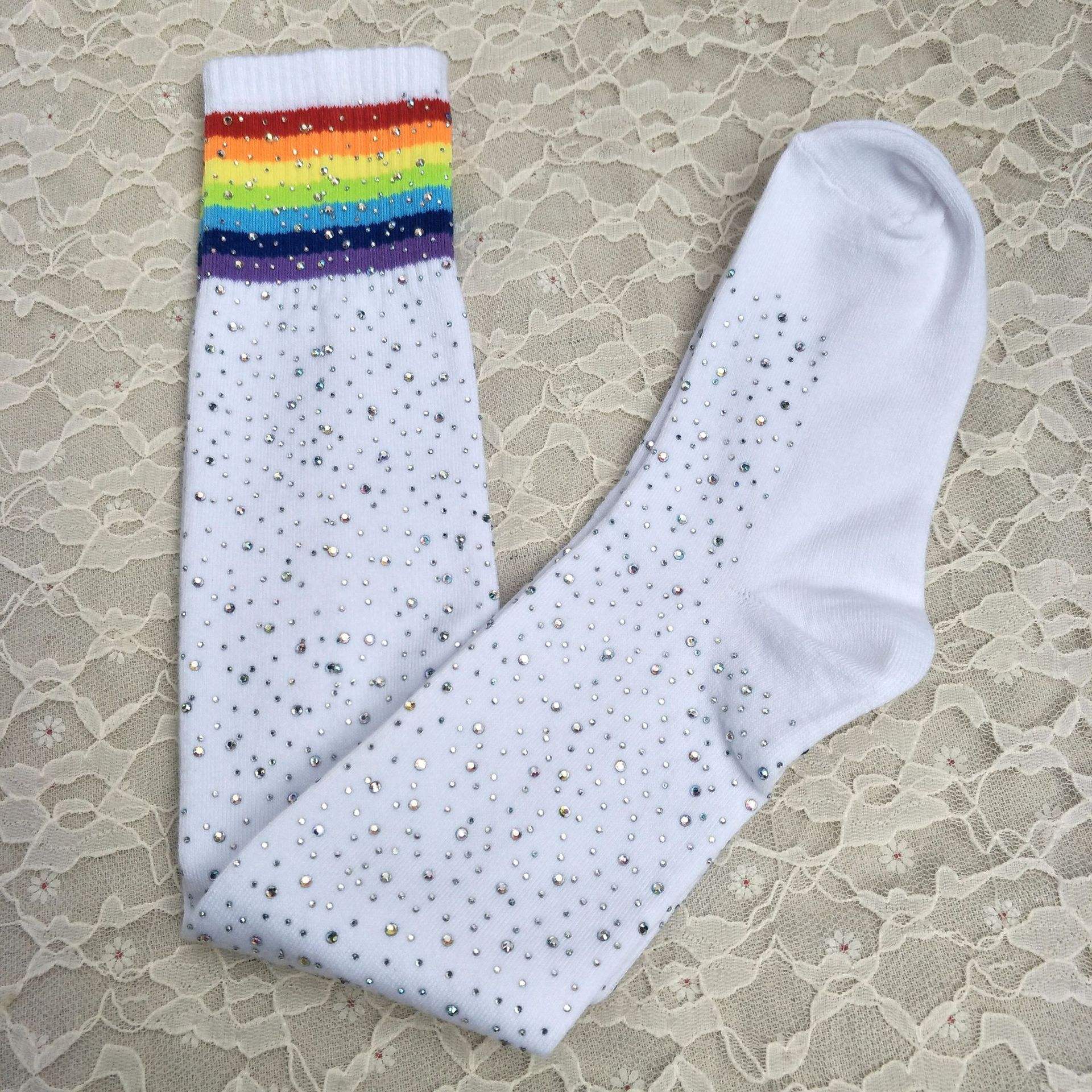 Blanco+raya multicolor