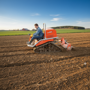 Oferta Especial: Rotocultivador Autopropulsado de Orugas con Diseño de Enganche de Tres Puntos, Ideal para Campos de Arroz y Terrenos Secos - Product Image 5