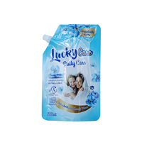 Pochette souple personnalisée avec logo imprimé pour liquides, emballage de lessive et liquide vaisselle, avec bec verseur