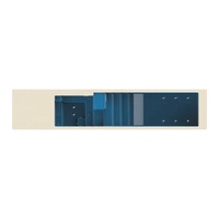 Piscine hors sol en conteneur avec escalier de sécurité professionnel et terrasse intégrée en galets lavés pour des améliorations rapides de l'aménagement extérieur