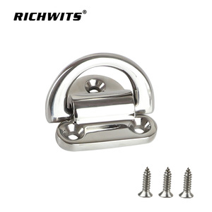 Anillo de Aterrizaje para Yate en Forma de D de Acero Inoxidable 316 Pulido Espejo, Anillo de Fijación de Cuerda para Barco, Herraje Marino - Product Image 6