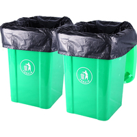 Sac à ordures en plastique PE-HD PE-BD pochette de poubelle d'emballage en plastique PE-BD doublures de poubelle sacs poubelle en plastique pour déchets en rouleau