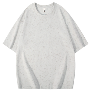 T-shirt Homme Personnalisé en Coton 100% Coupe Classique Col Rond Manches Courtes Respirant Décontracté Streetwear 300g – Vente en Gros - Product Image 1