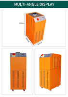 Máquina de fundición, bobina de fundición de chatarra, horno de fusión de oro de metales preciosos industriales, marca 1700, 2017