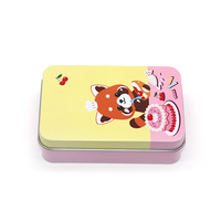 Boîte en fer blanc rectangulaire personnalisée de 107x70x30mm, fabriquée en Chine, pour emballage de bonbons, cosmétiques et cadeaux