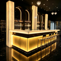 Conception spéciale Discothèque DJ Comptoir Table de luxe Led Comptoir de bar Design pour Discothèque Cocktail Disco Vin Pub
