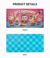 Nueva llegada POP MART the MONSTERS Let's Checkmate Series Estera de escritorio de computadora Decoraciones de escritorio de moda Regalos