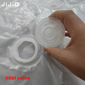 Conteneur IBC en forme de cube JIJID de 1000 litres, double valve, doublure en plastique de qualité alimentaire, sac facile à installer pour l'huile et les engrais - Product Image 3