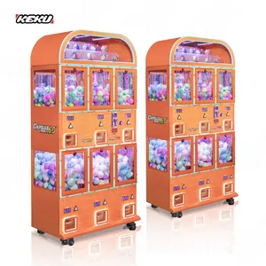 Bubblegum Classic Gumball & Candy Machine Vending Machine with Stand PC & Iron Large Gumball Bank Adjustable Dispenser