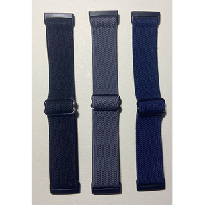 FitbitVersa用女性男性織り生地弾性ナイロンバンドストラップ23 4 - Product Image 5